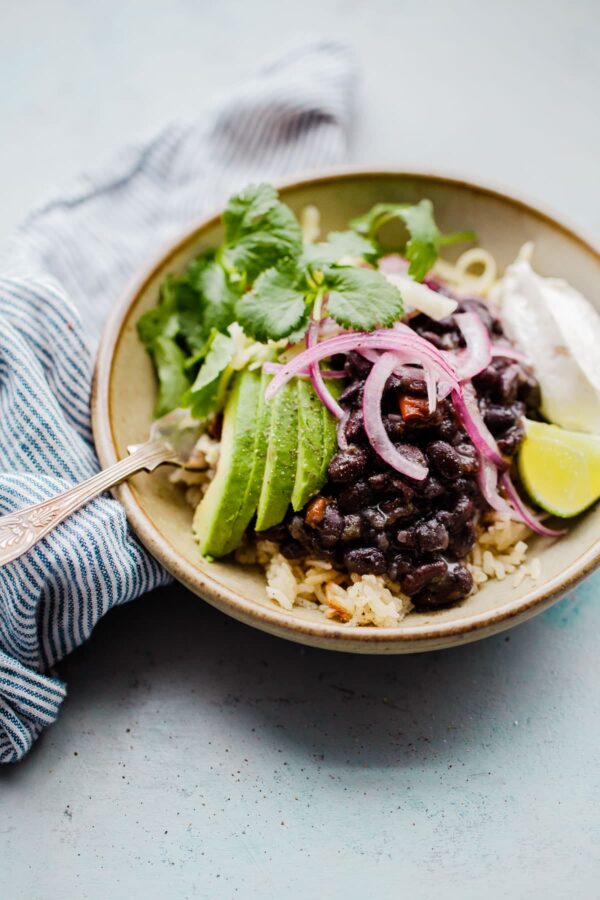 Black Bean and Rice Bowl