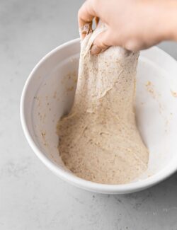 Stretch and Fold Sourdough Dough