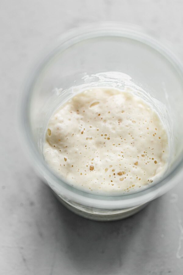 Sourdough Starter in Jar