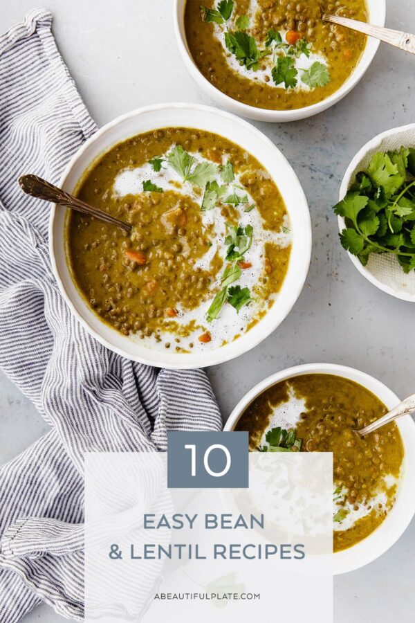 Curried Lentil Soup in Bowl