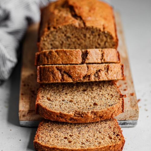 Easy Healthier Banana Bread A Beautiful Plate