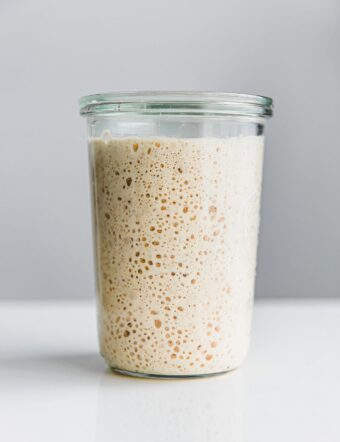 Ripe Sourdough Starter in Weck Jar