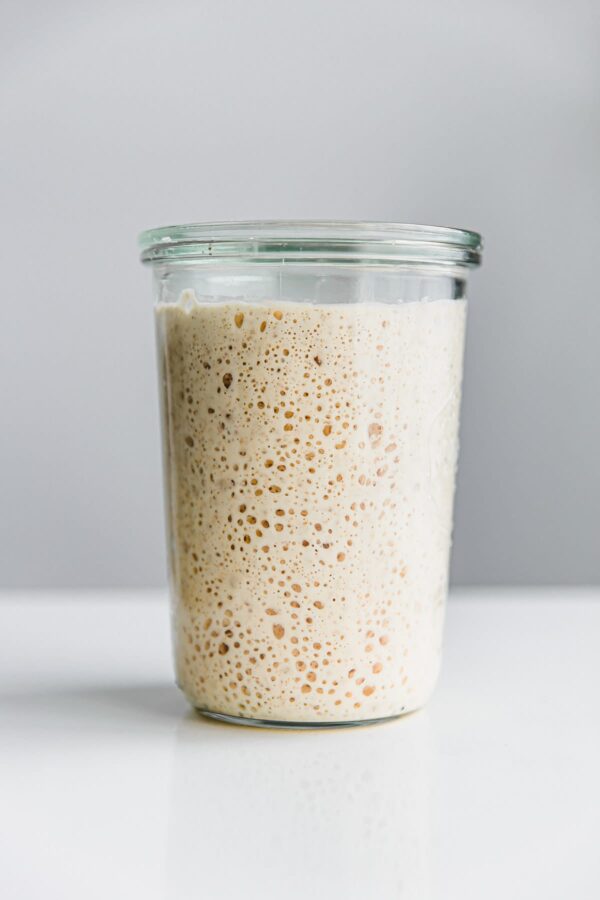 Ripe Sourdough Starter in Weck Jar