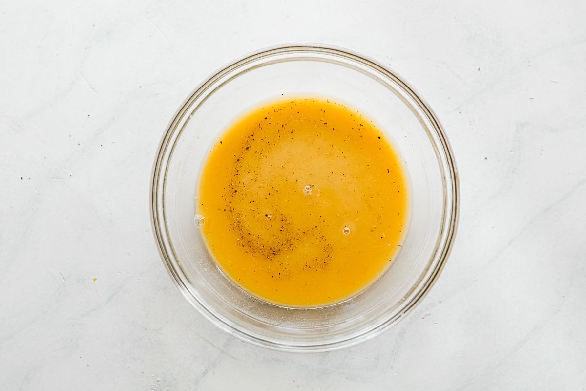 Broth and Flour Mixture in Bowl