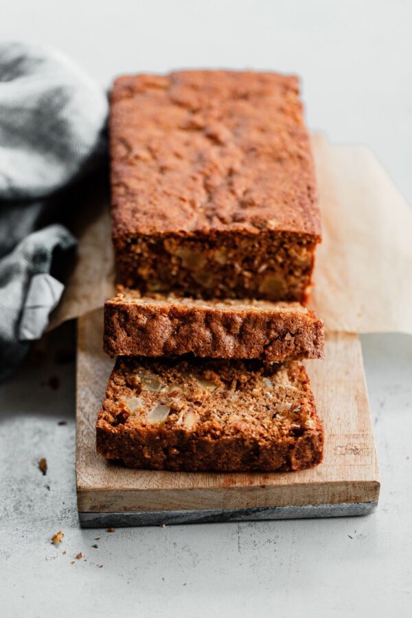 Sliced Apple Quick Bread