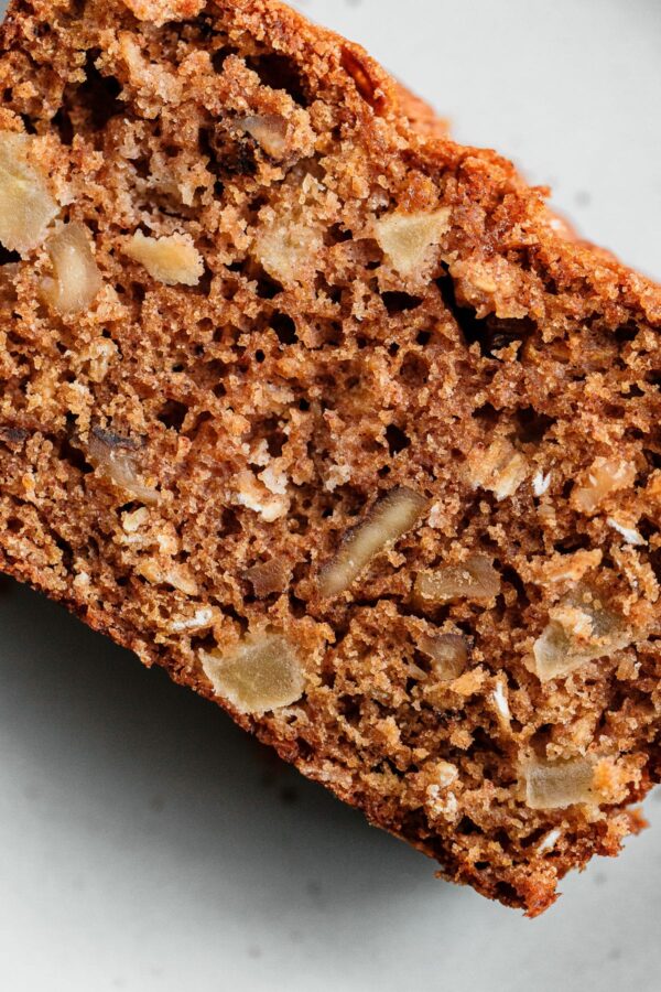 Apple Quick Bread Crumb Texture