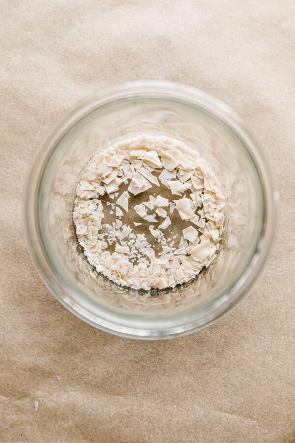 Rehydrated Sourdough Starter in Glass Jar