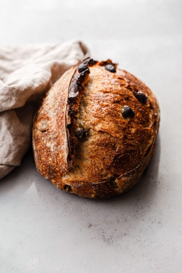 Kalamata and Castelvetrano Olive Sourdough