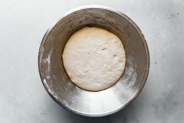 Proofed Sourdough Pizza Dough