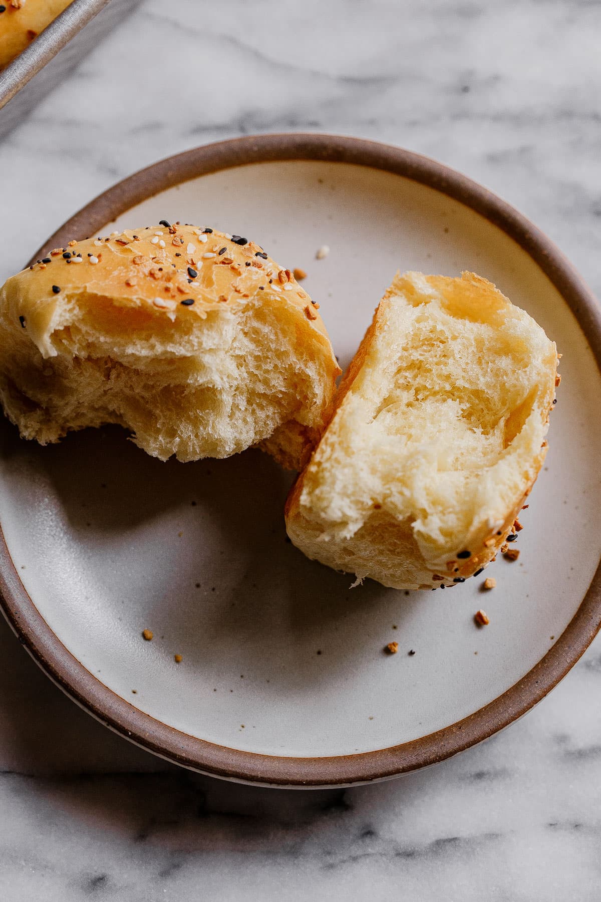Everything Dinner Rolls [Overnight Dinner Roll Recipe] A Beautiful Plate