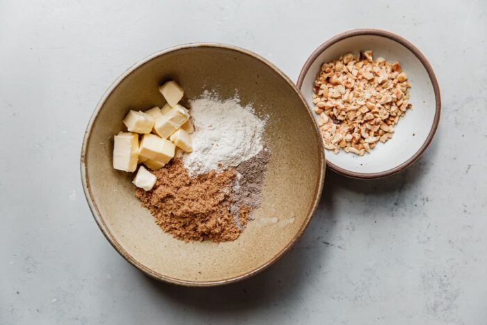 How to Make Hazelnut Crumb Topping for Raspberry Crumb Cake