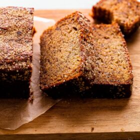 Sliced Moist Banana Bread