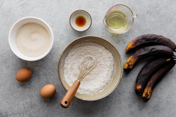 Moist Banana Bread Ingredients