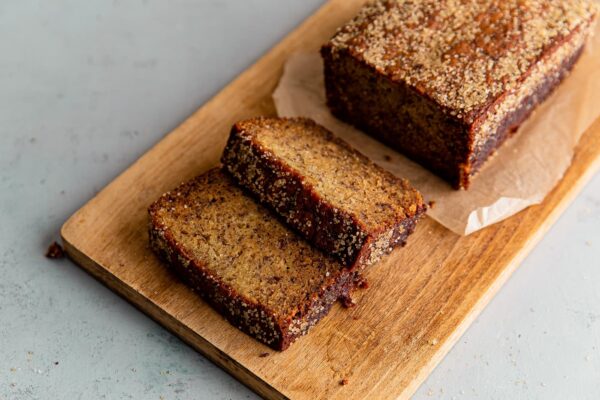 Sliced Moist Banana Bread