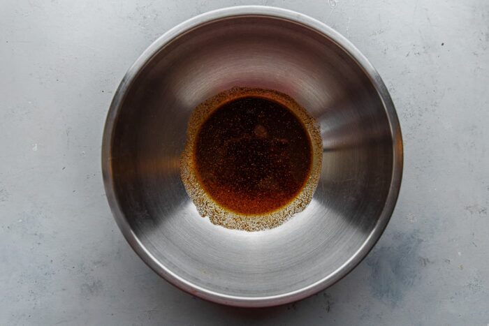 Spices in Oil in Mixing Bowl