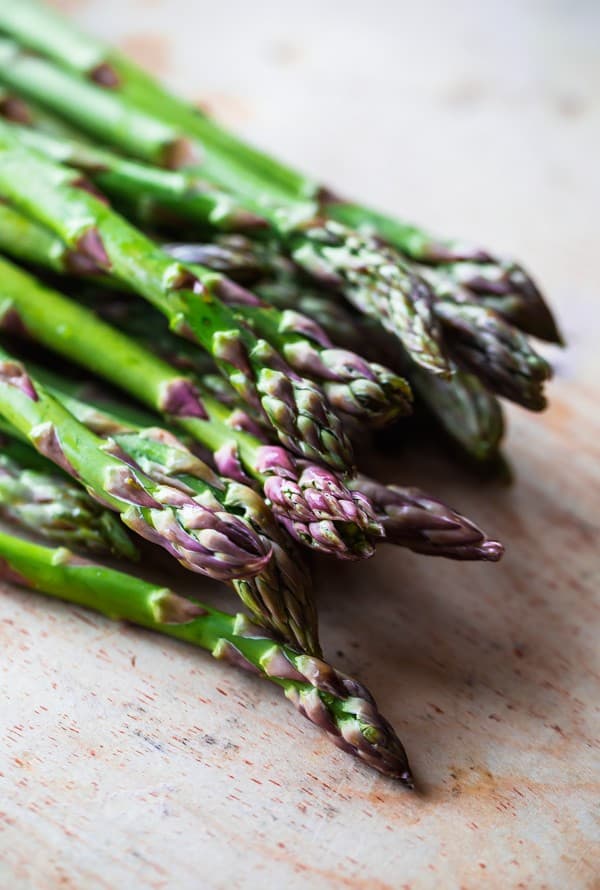 Purple Tipped Green Asparagus