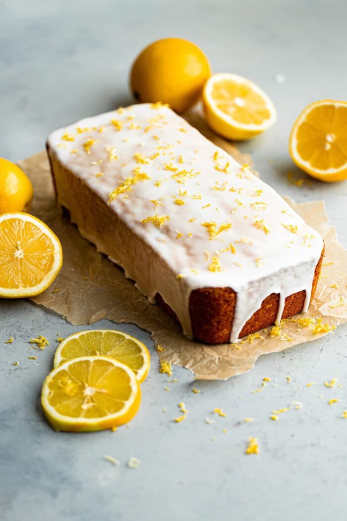 Lemon Loaf Cake with Glaze