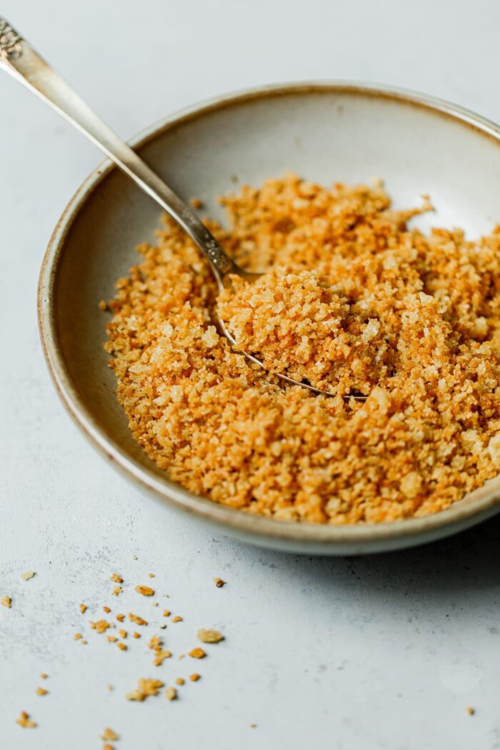 Crispy Garlic Bread Crumbs