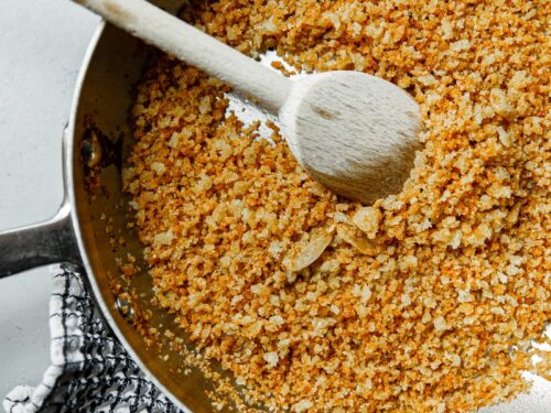 Toasted Garlic Panko Breadcrumbs (The Crunchies) - Lena's Kitchen