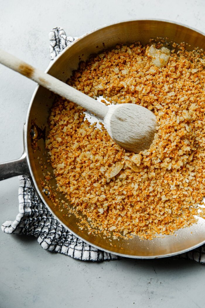 Crispy Garlic Bread Crumbs