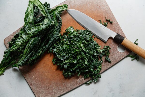 Sliced Dinosaur Kale