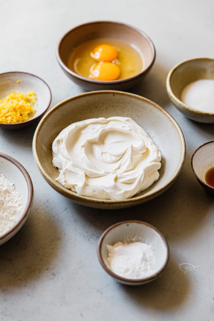 Ricotta Donut Ingredients