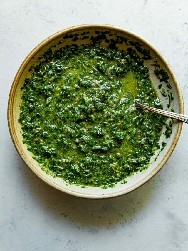How to make fresh herb salsa verde