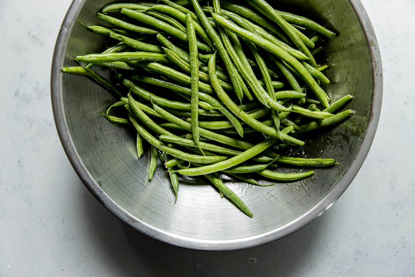 Charred Green Beans with Cilantro Vinaigrette (Grilled Green Beans) A