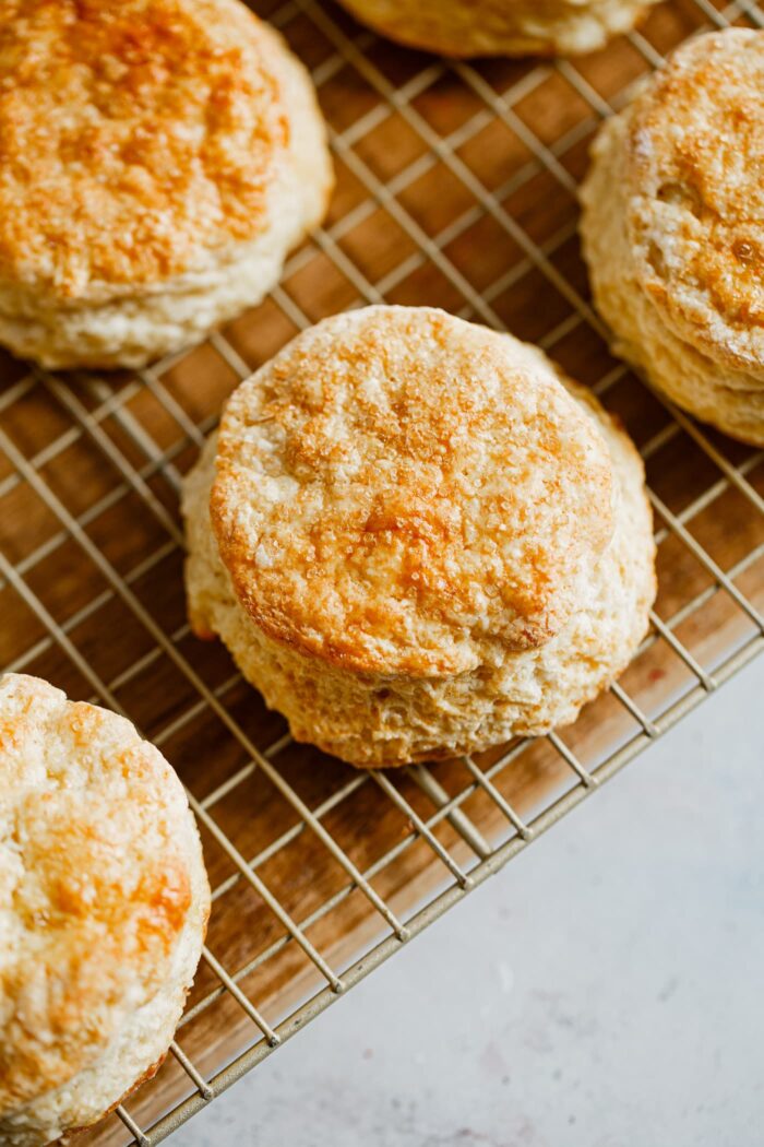 Shortcake Biscuits on Rack