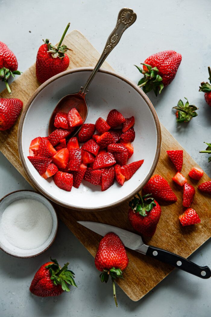 Sliced Strawberries 