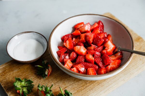 Macerated Strawberries Recipe (for Shortcake, Pancakes, Waffles)