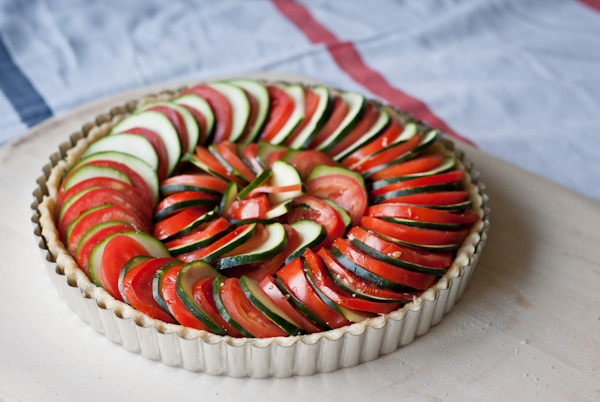 Tomato Zucchini Tart