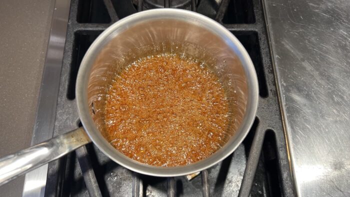 Caramel Sauce Cooking