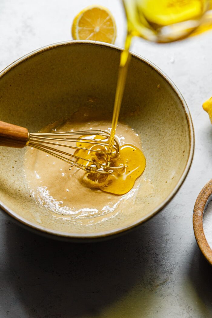 How to Make Maple Tahini Dressing