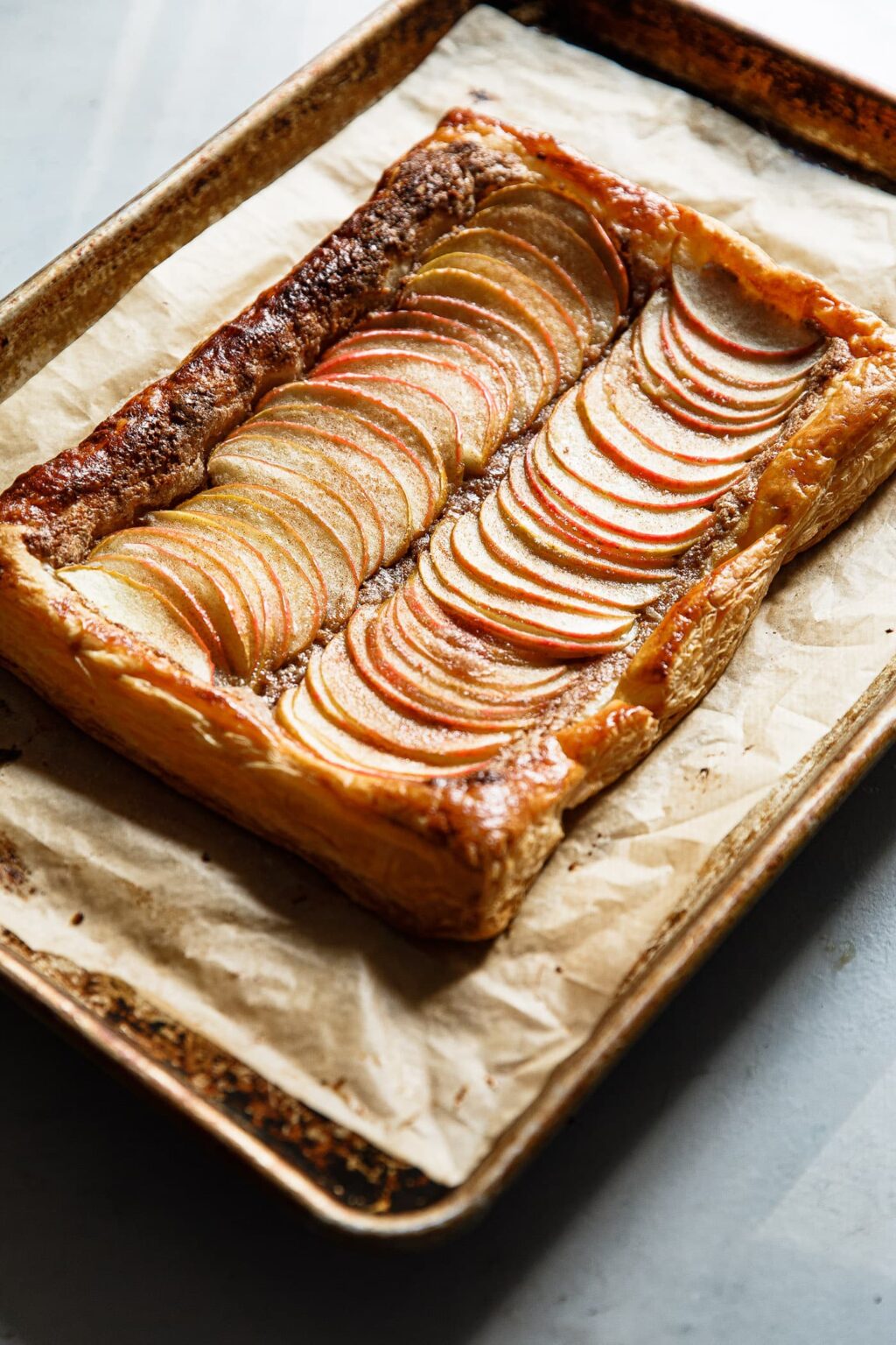 Puff Pastry Apple Tart A Beautiful Plate