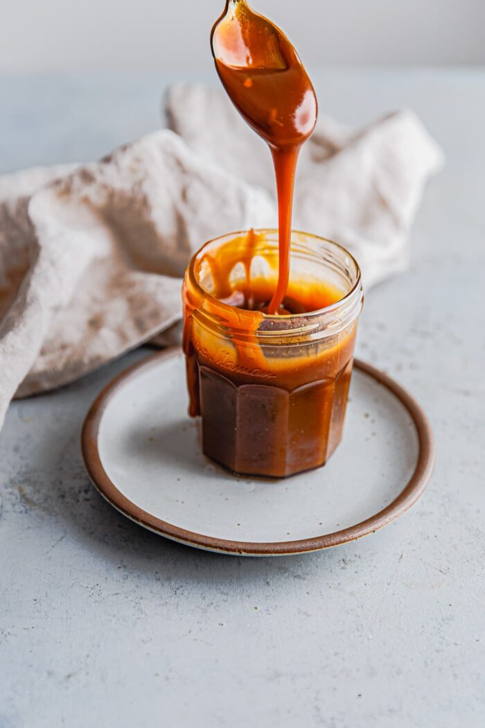 Salted Bourbon Caramel Sauce