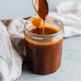 Salted Bourbon Caramel Sauce