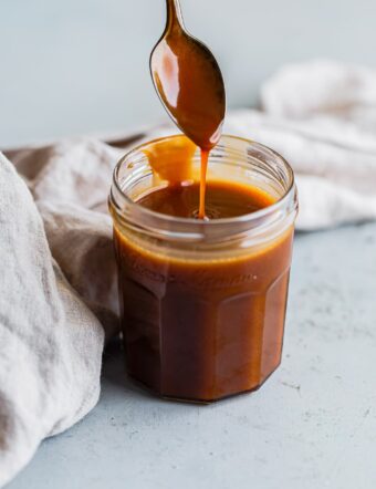 Salted Bourbon Caramel Sauce