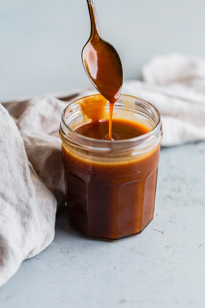 Salted Bourbon Caramel Sauce