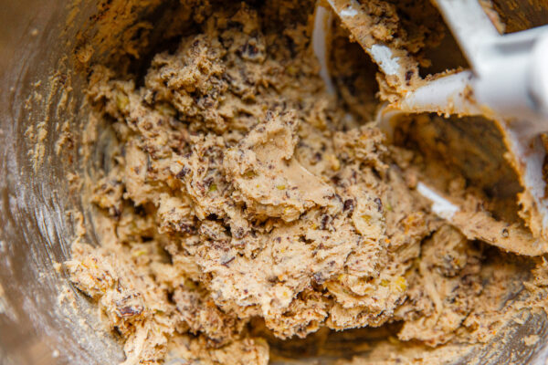 Orange Pistachio Chocolate Chunk Cookie Dough