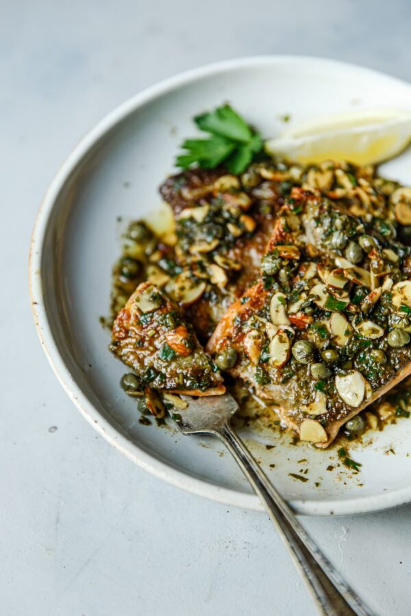 Trout Almondine (Amandine) A Beautiful Plate