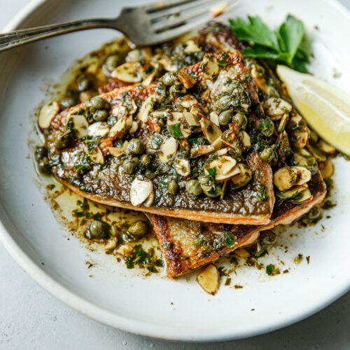 Trout Almondine (Amandine) A Beautiful Plate