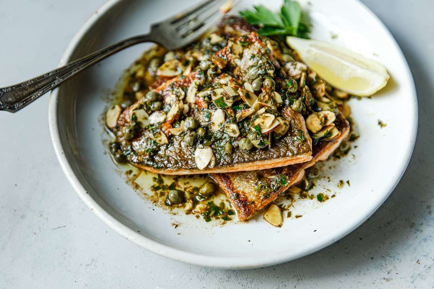 Trout Almondine (Amandine) A Beautiful Plate