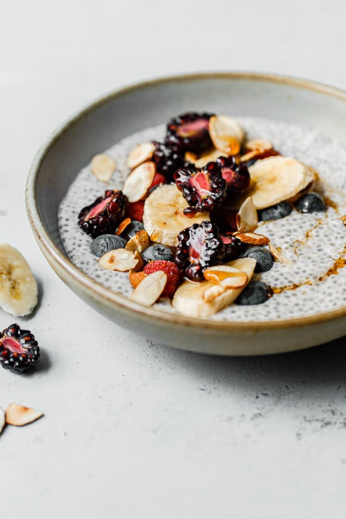 Easy Chia Pudding with Berries
