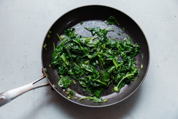 Sautéed Greens with Scallions