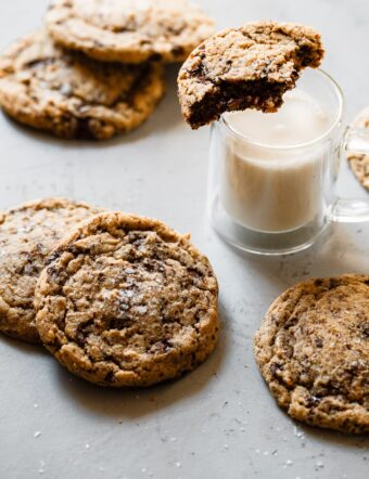 Chocolate Chunk Cookies with Milk