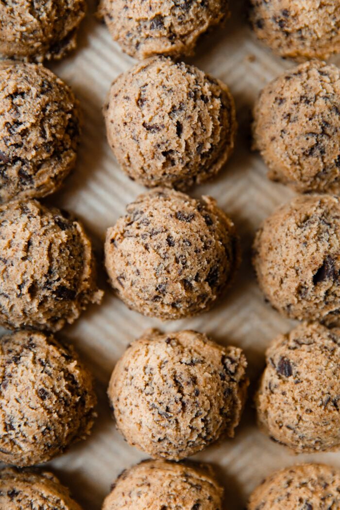 Chocolate Chunk Cookie Dough Scoops