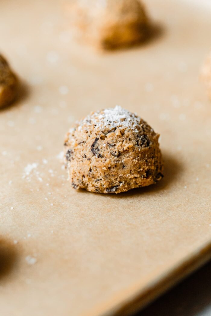 Chocolate Chunk Cookie Dough with Maldon Salt