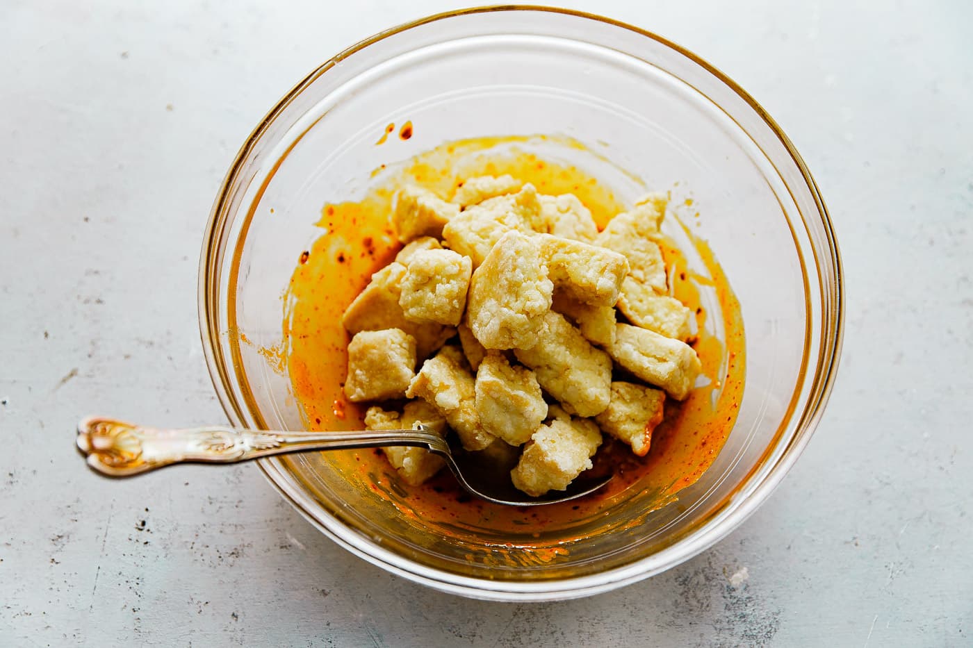 Crispy Tofu with Spicy Chili Crisp Peanut Sauce A Beautiful Plate