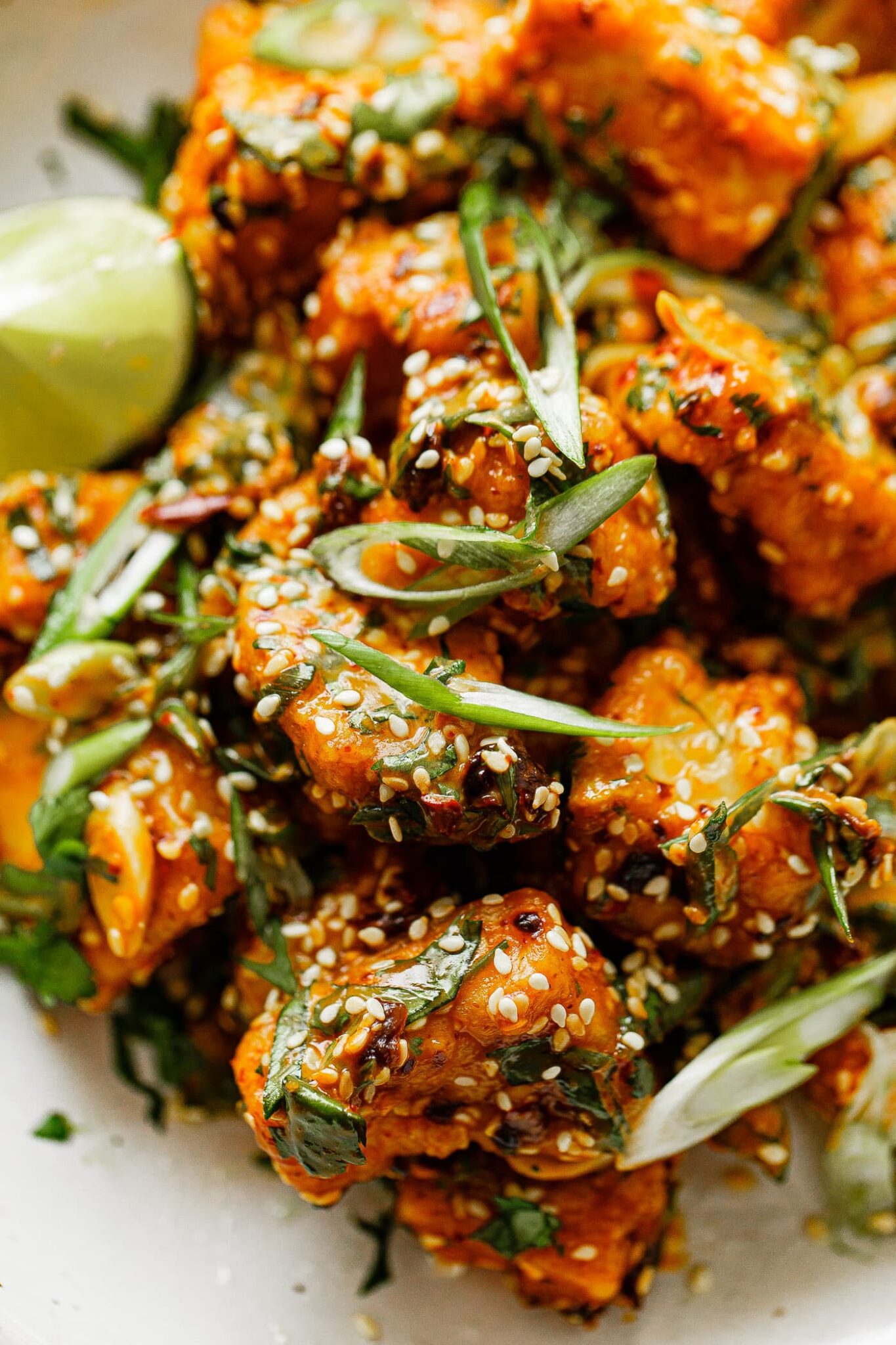Crispy Tofu with Spicy Chili Crisp Peanut Sauce - A Beautiful Plate